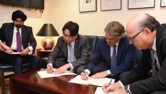 signing ceremony