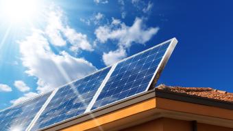 Roof top solar panel