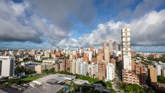 Panoramic view of the city of Barranquilla Colombia